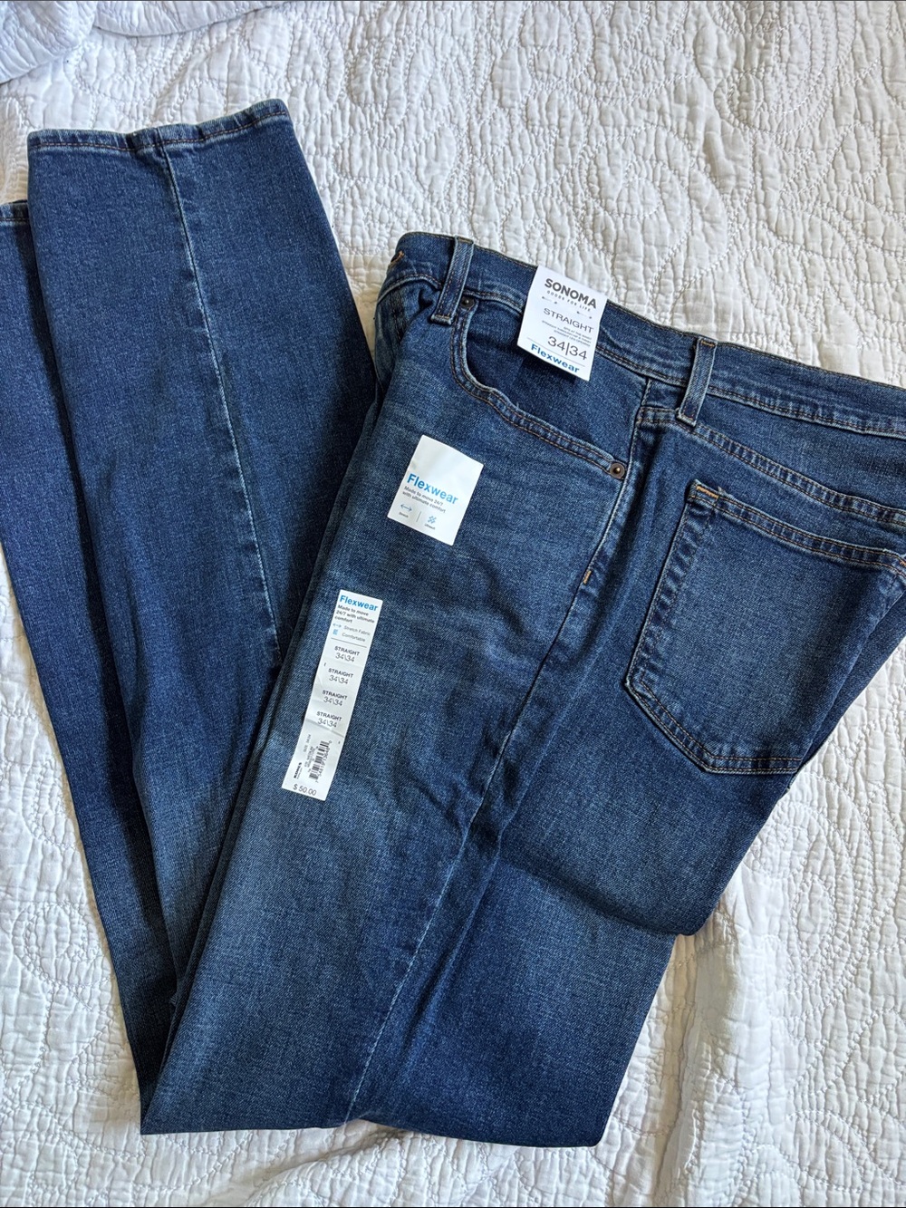 Sonoma Indigo Straight-Leg Jeans